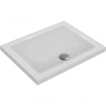 Керамический прямоугольный душевой поддон IDEAL STANDARD CONNECT 100X80 см,90 мм
